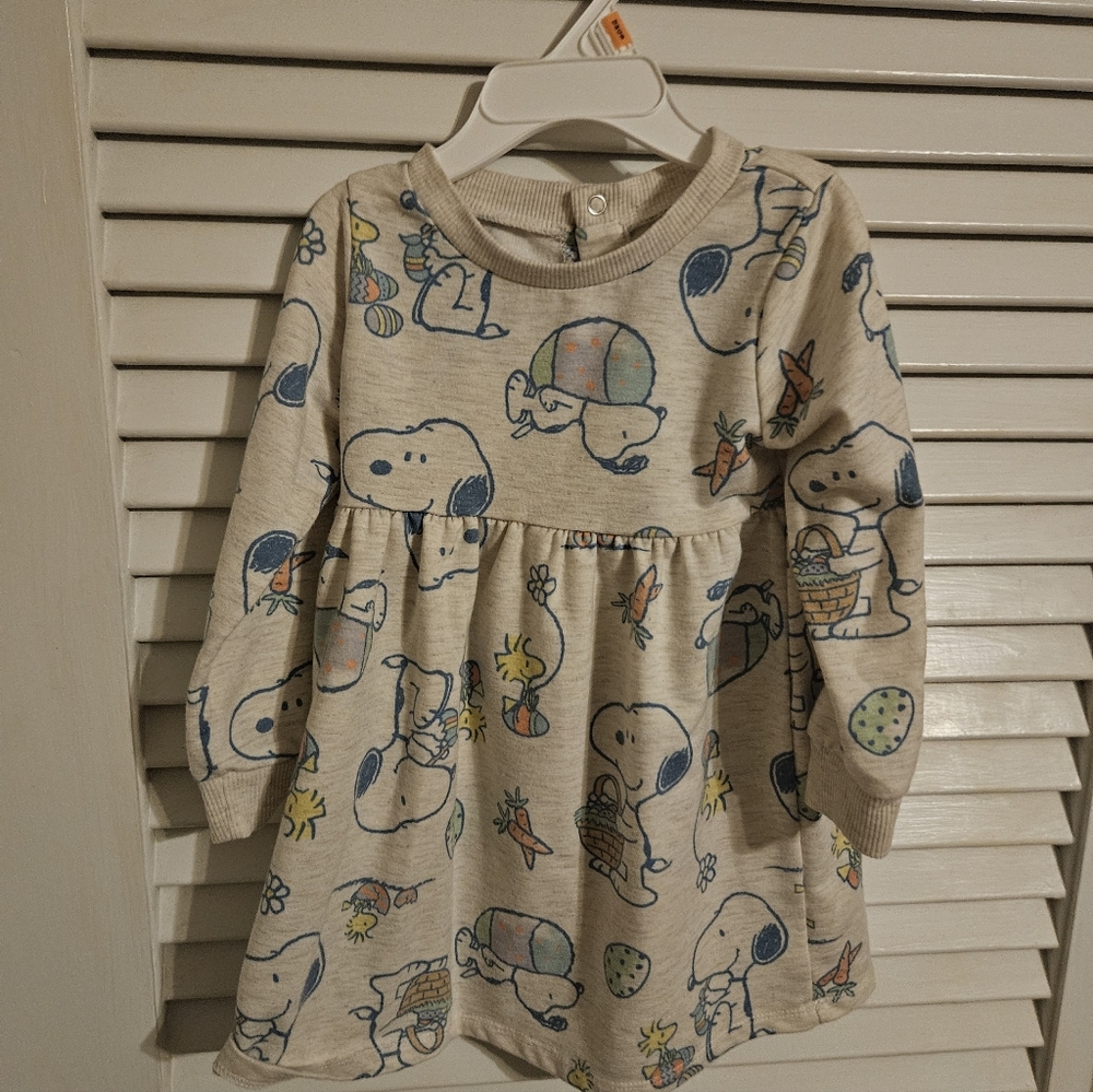 Cute Snoopy Patterned Dress Size 2T